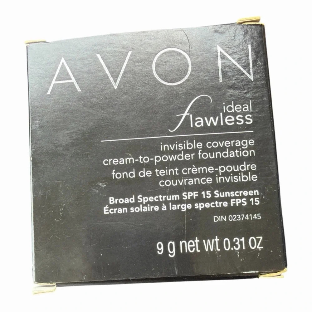 Avon Ideal Flawless Invisible Coverage Cream To Powder Foundation Creamy Natural
